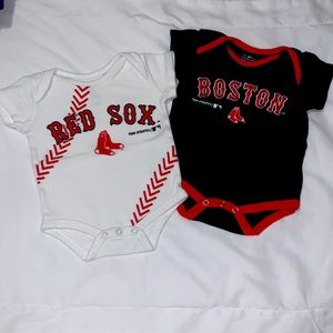 ✨0-3 RedSox Infant Bodysuit Bundle